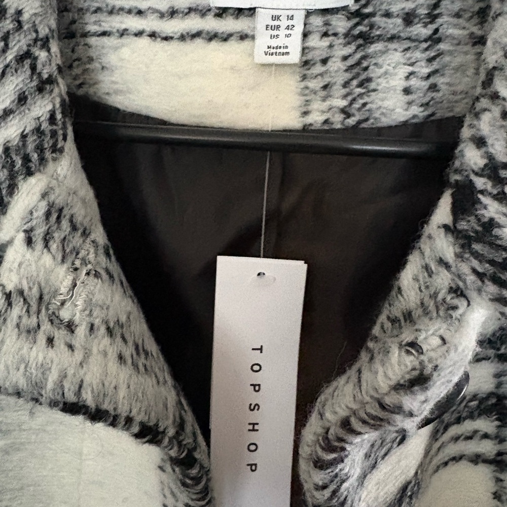 Topshop Monochrome Patterned Jacket - image 3